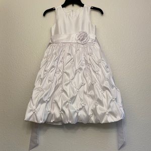 American Princess, white formal dress, size 7
